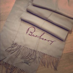Burberry 100% Cashmere Scarf